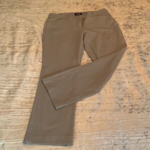 Express Boot Gray Cut Pants
